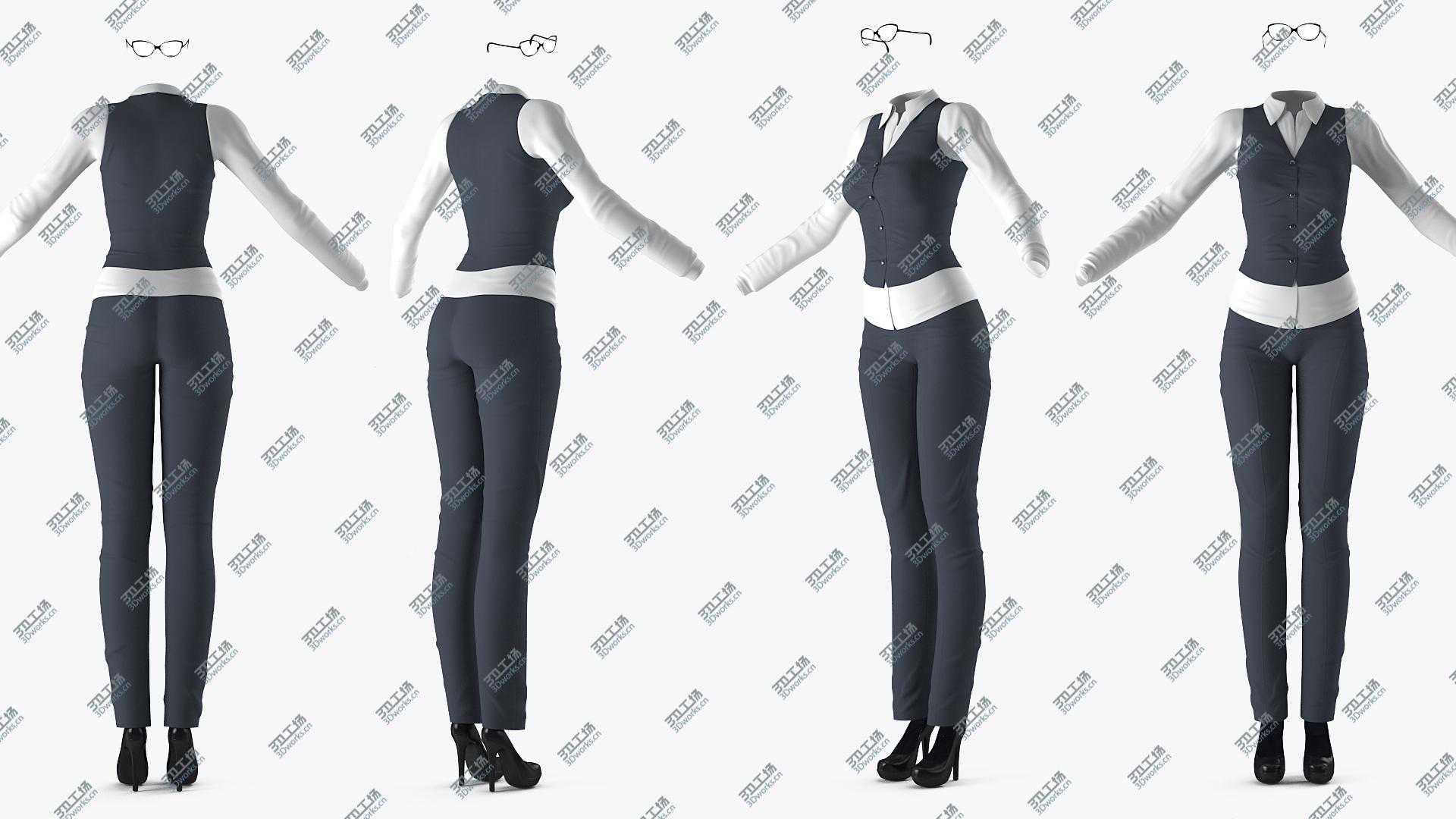 images/goods_img/202105074/Womens Business Style Clothes 3D model/2.jpg